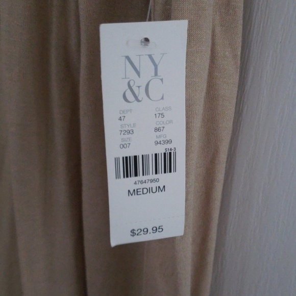NY & Co Tan top with chain straps - Picture 4 of 4